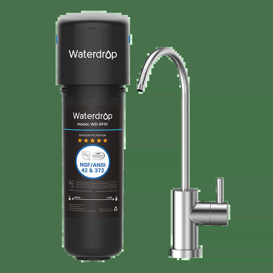 Undersink Water Filtration System with Dedicated Faucet