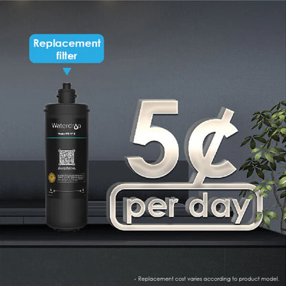 Undersink Water Filtration System with Dedicated Faucet