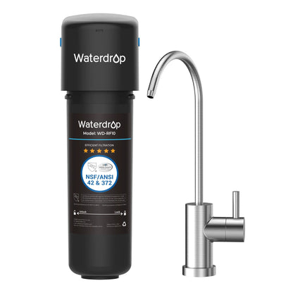 Undersink Water Filtration System with Dedicated Faucet